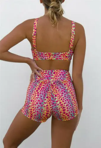 Женский спортивный костюм из 2 предметов: Топ для тренировок и штаны | Женская