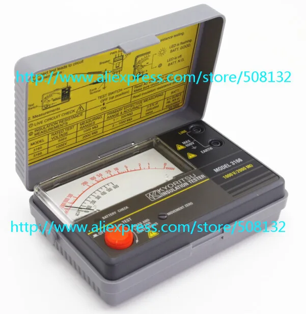 Аналоговый тестер изоляции KYORITSU KEW 3166|analogue insulation tester|insulation testerkyoritsu kew |