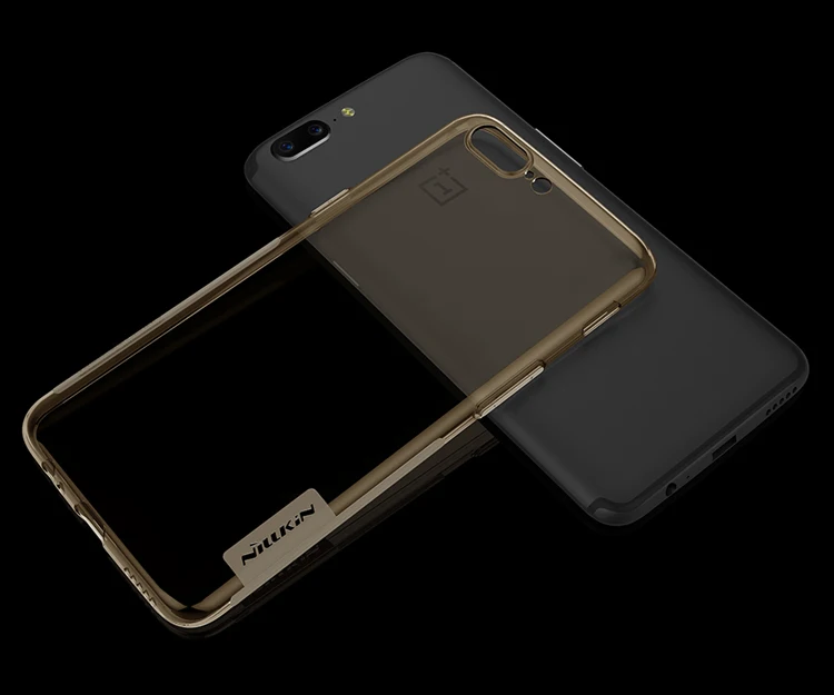 oneplus 5 oneplus5 TPU Case Nillkin Gel Clear Transparent Nature Silicone Cover For oneplu5 A5000 one plus (5.5'') cover case |