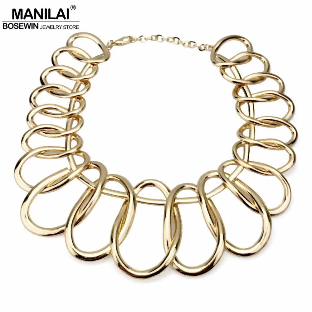 Ожерелья Чокеры MANILAI из сплава в стиле панк для женщин модные ювелирные изделия