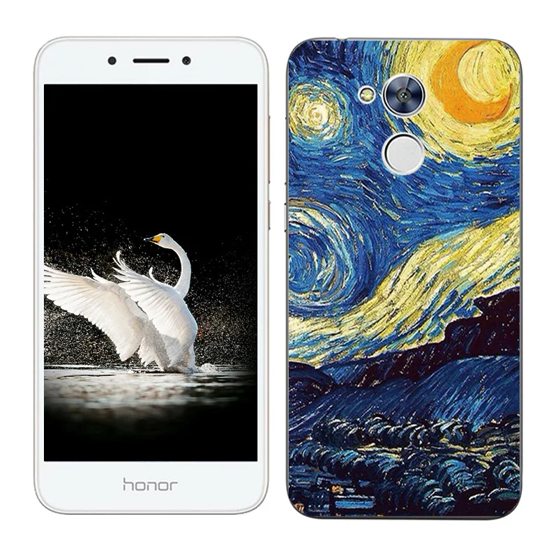14 Мягкий силиконовый чехол для huawei Honor 8X 7C 7A Pro 6A 7X 6X 5C 9, защитный чехол для huawei Y6 4C Pro JSN-AL00 С Рисунком Тигра - Цвет: 14