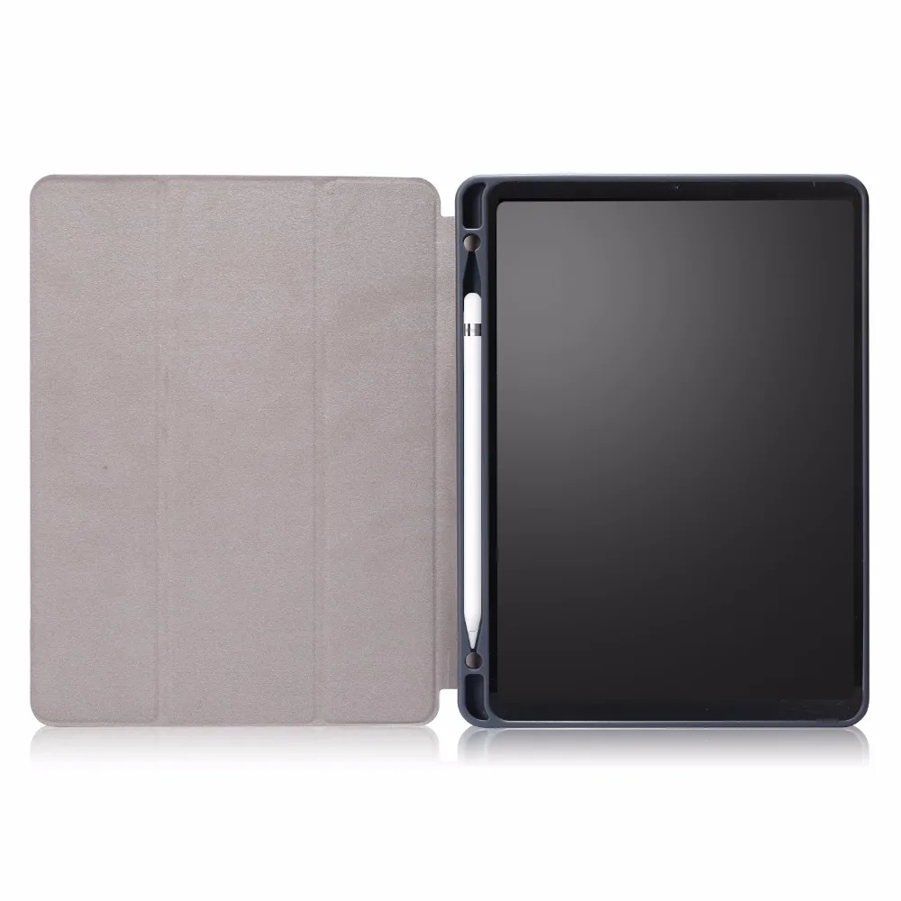 Soft Silicon Back Case for Apple iPad Air 10.5 2019 Pro 2017 Cover Trifold Magnetic Smart Sleep Awake Funda + Pencil Slot | Компьютеры и