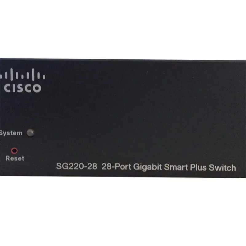Новый сетевой коммутатор CISCO SG220 28 K9 CN ethernet интеллектуальное управление 24/10/100/1000 +