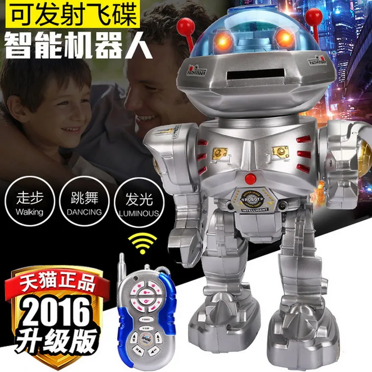 RC Умный Робот Игрушка 360 Вращающихся Танцы Музыкальный Прогулки Электронная Для