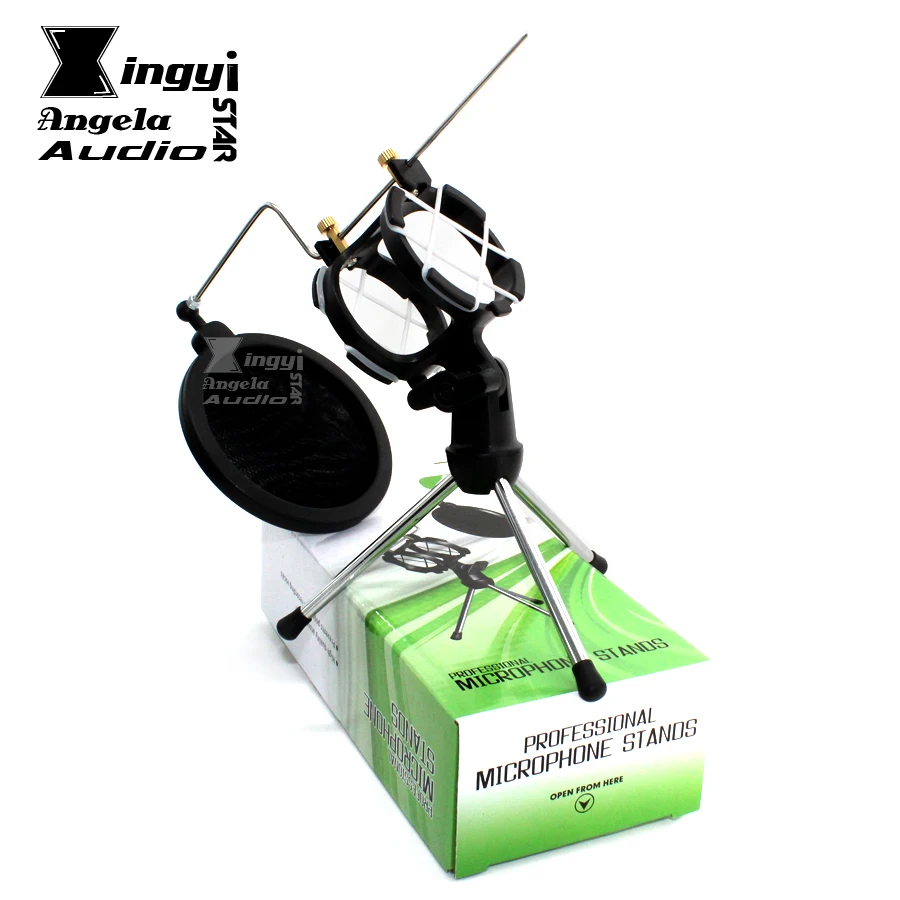 Настольный Штатив для компьютера подставка записи экрана Студийный микрофон поп