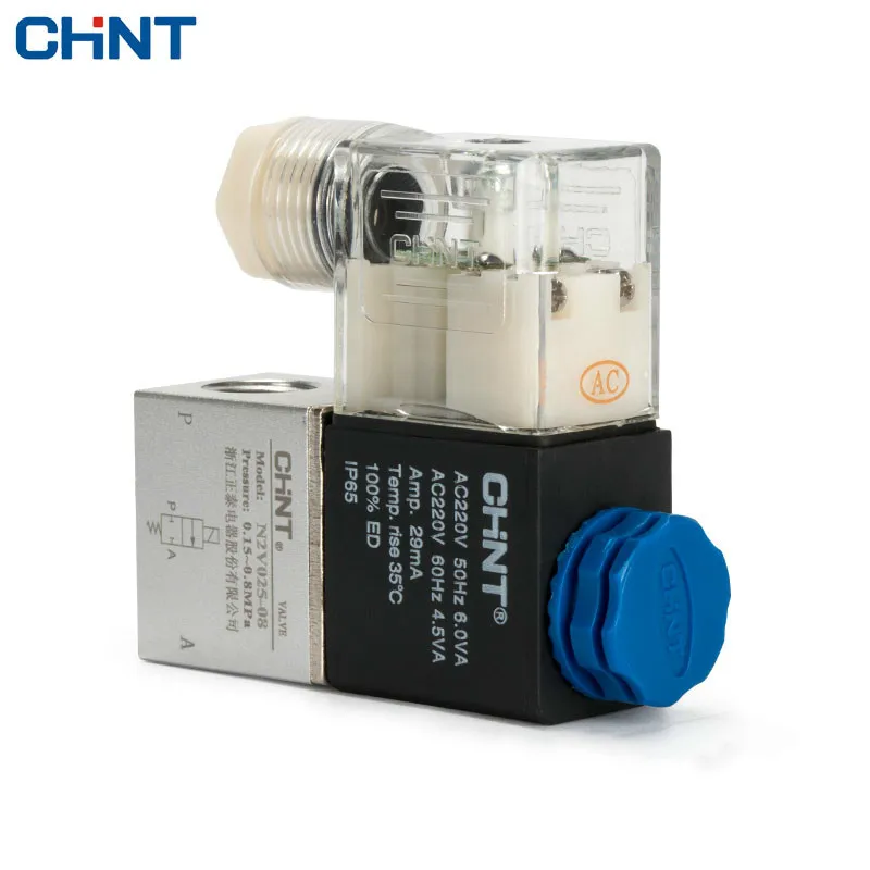 Китайский электромагнетизм клапан 220В двухсторонний реверсивный 24В 12В катушка