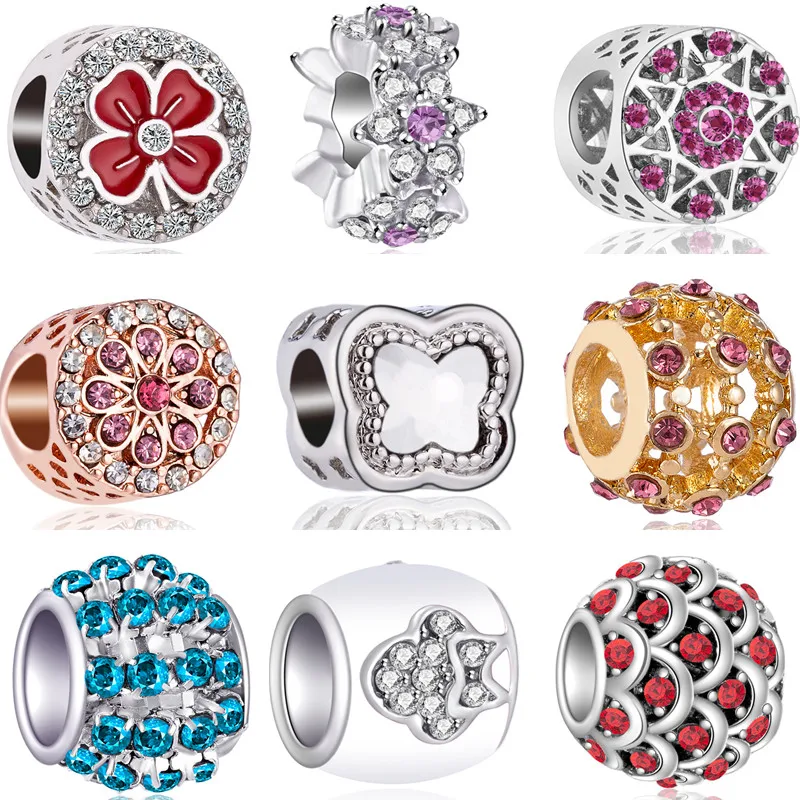 Горячая Распродажа новый цветок четырехлистный клевер любовь сердце Микки