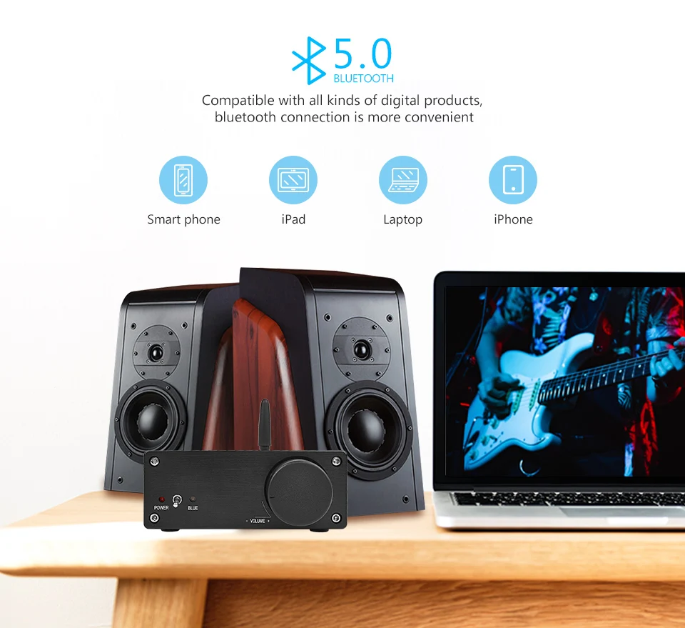 AIYIMA TPA3255 Bluetooth усилитель аудио усилитель 325 Вт* 2 стерео класса D Bluetooth 5,0 усилители ЦАП PCM5102 декодирование