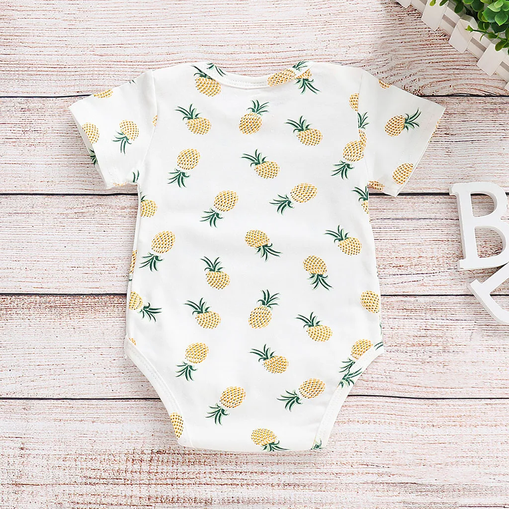 Новинка Стильная летняя одежда для малышей Одежда маленьких девочек Комбинезон