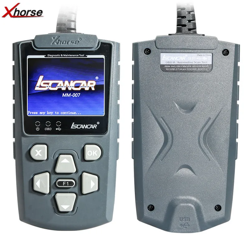 Xhorse Iscancar MM-007 диагностики и технического обслуживания инструмент Поддержка Оффлайн MM007 обновления для Audi/Skoda/Seat - Цвет: Красный
