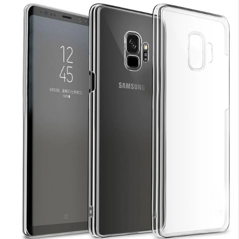 Ультратонкий Прозрачный глянцевый тонкий Ударопрочный силиконовый чехол для