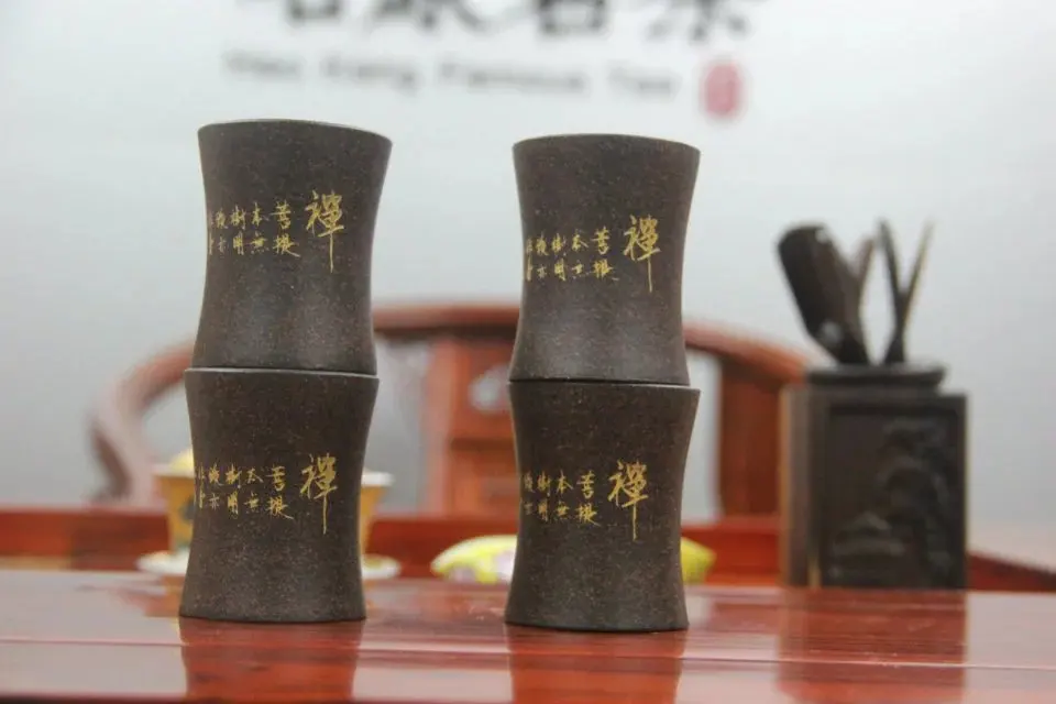 Чайная чашка исинь растушеванная руда Бриллиантовая маленькая Zen означает около