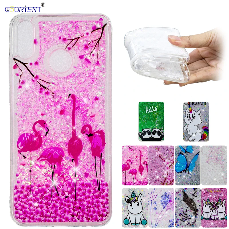 Huawei Honor X8 Funda huawei Honor 8x X8 JSN-L21 чехол для телефона huawei Honor8X 8 X JSN L21 мягкий чехол из ТПУ с динамическим жидким блеском