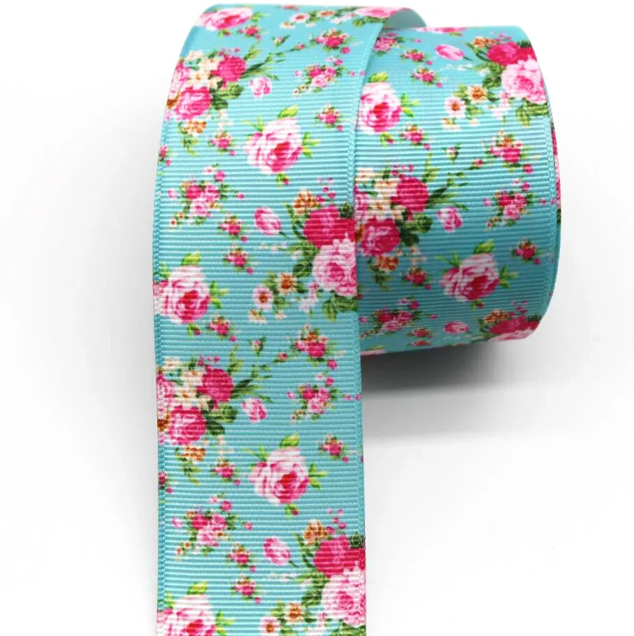 flower1-1/2 38 мм лента DIY ручной бант подарочная упаковка 10 ярдов. Корсажные ленты головной убор с цветами красочные - Цвет: 18