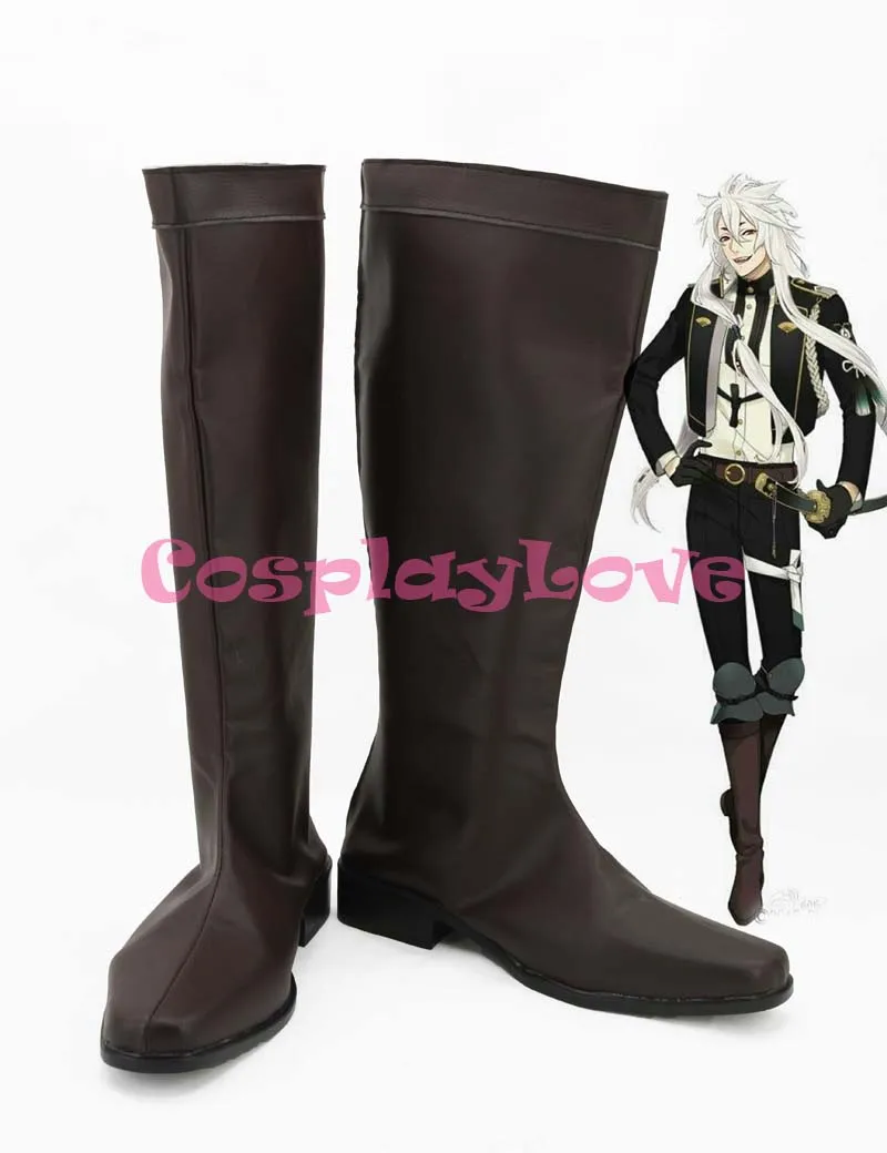 

Custom Made Japanese Game Touken Ranbu Online Hizamaru Cosplay Boots Shoes For Halloween Christmas