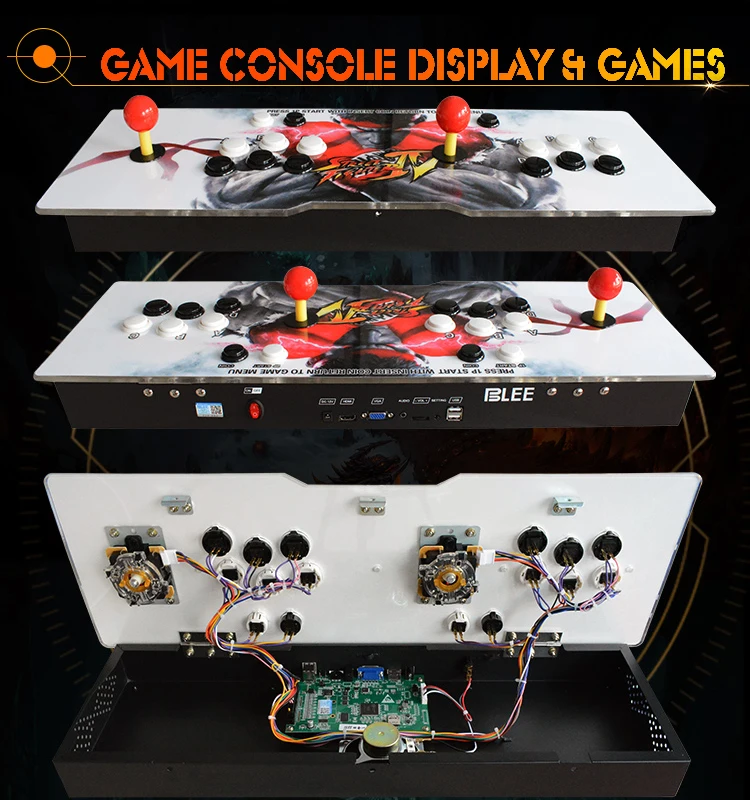 Коробка 5 S+ 1299 в 1 аркадная игровая консоль HDMI/VGA выход Jamma tv 2 джойстика плееры бойцы Видео домашняя станция
