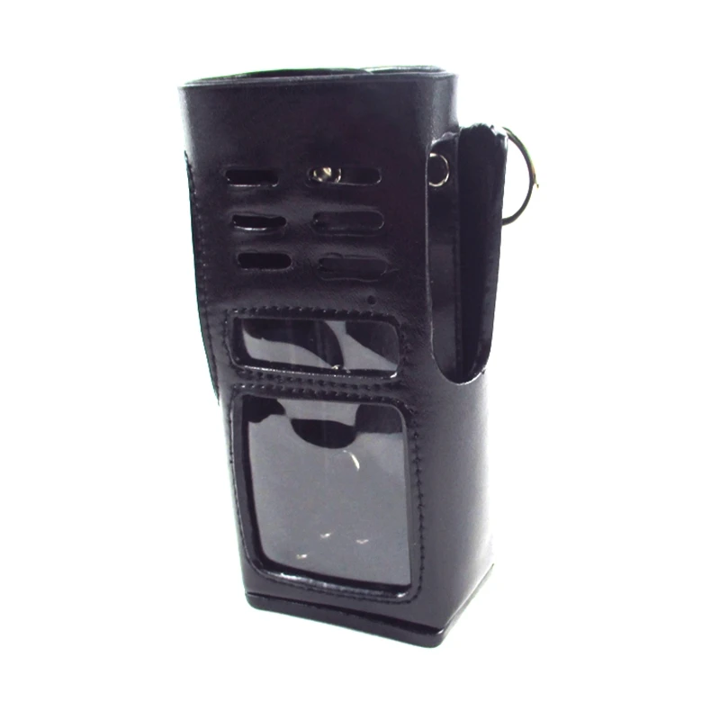 Фото Двусторонняя кожаная защитная сумка на плечо для рации Motorola GP338 GP360 GP380 HT1250 №2