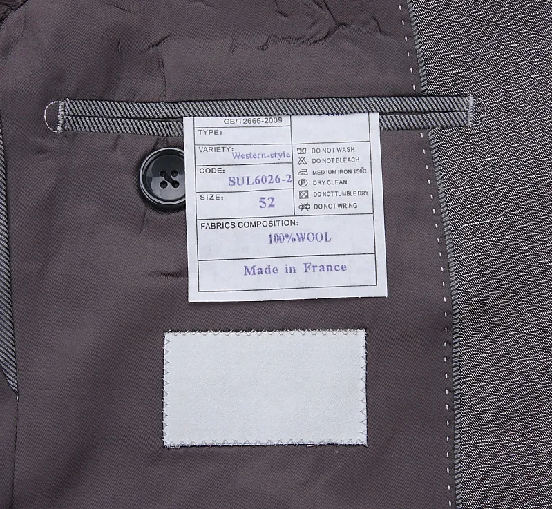 2 шт. однобортная мужчины в блейзеры свободного покроя бизнес костюмы господа