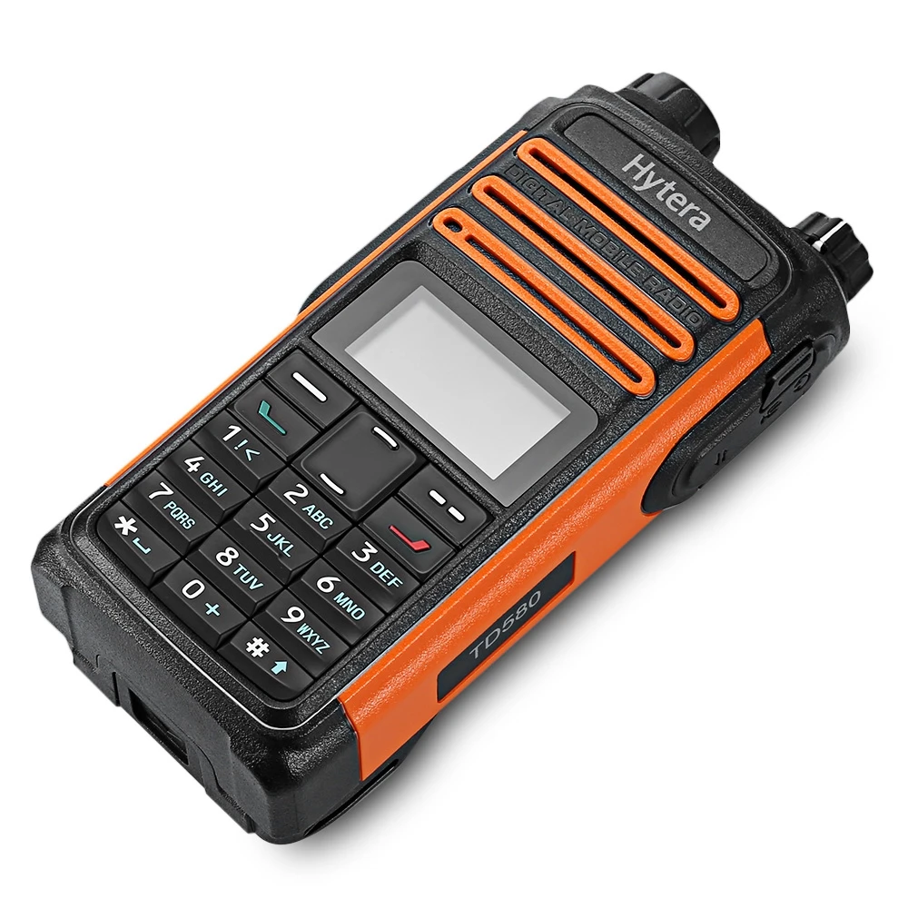 Hyt-td580 Hytera 1.3 дюймов OLED DMR цифровой Двухканальные рации с Bluetooth и дополнительно GPS