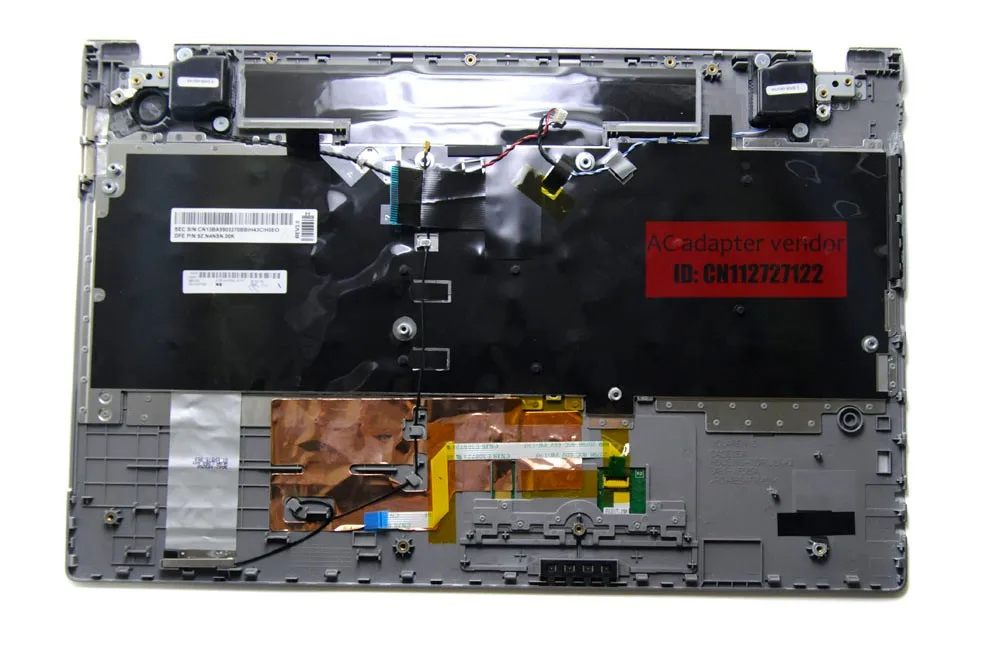 Клавиатура для ноутбука samsung NP550P5C с корпусом c
