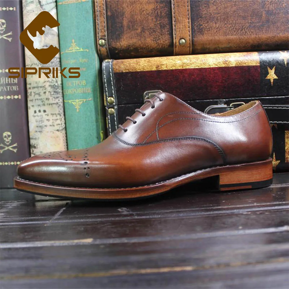 Sipriks Импортированная итальянская обувь из натуральной телячьей кожи Цвет черный