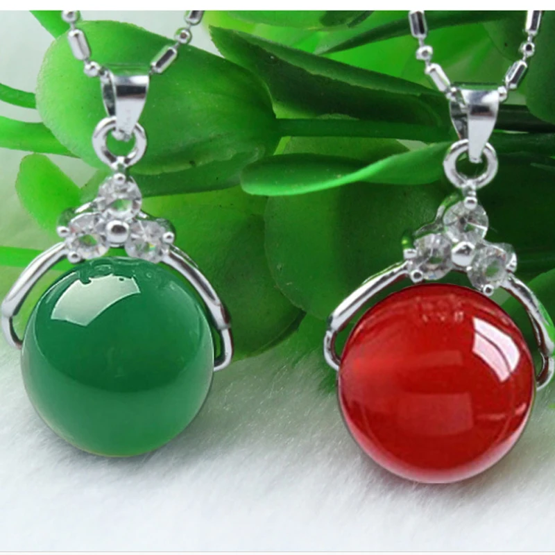 Натуральный камень ja de подвеска со стразами ожерелье чакра круглый шар рок