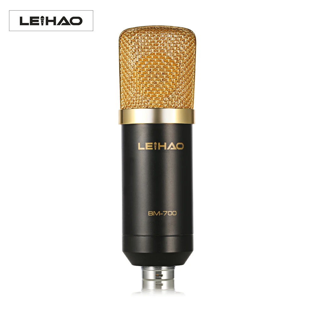 2017 Горячая продажа Профессиональный BM 700 конденсаторный микрофон Cardioid Pro аудио