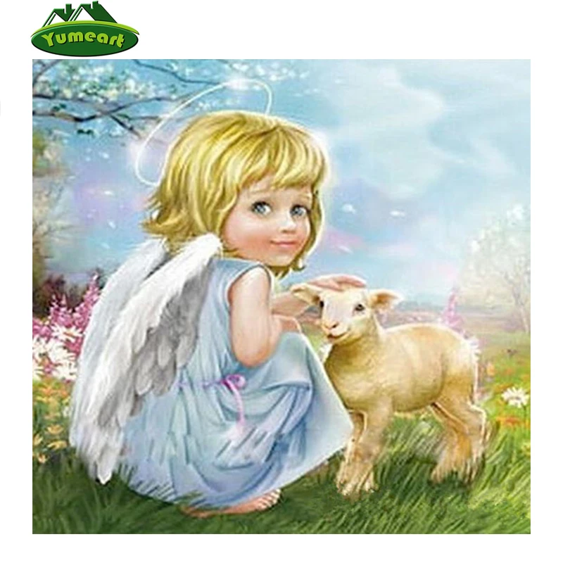 Алмазная картина для девочек и овечек наборы алмазной мозаики вышивки стежков с