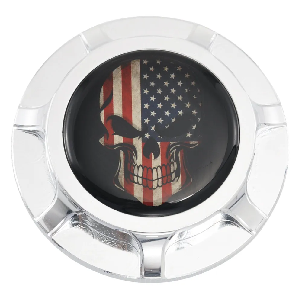 

3D Stereo Crystal Drop Patch Motorcycle Fuel Gas Tank Cap Cover Trim Fit For 92-Up Harley XL Dyna 00-Up Softail 94-19 Road King
