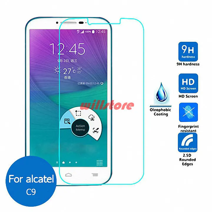 Защитная пленка из закаленного стекла Экран для Alcatel One Touch Pop C3 C9 Idol 3 4 4S 7 5 Pixi 0 6 0|pixi