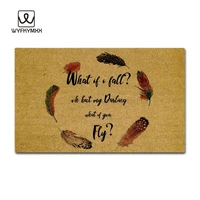 what if i fall oh my darling what if you fly design doormat for entrance door funny front indoor rug mat non slip doormat