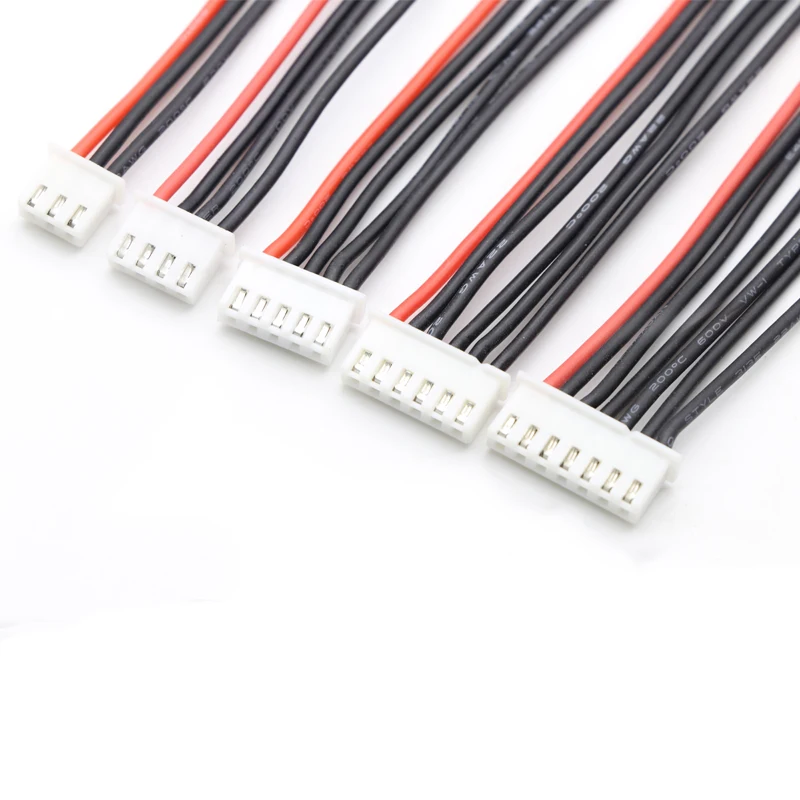 10 шт. 2 S 3 4S 5S 6 силиконовая линия 22AWG/20AWG кабель зарядного устройства для B6 Lipo