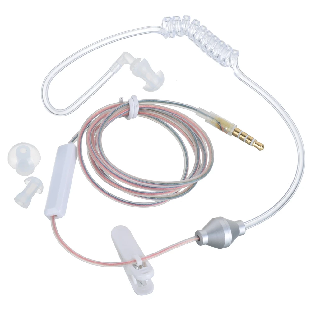 Sound Conduction Acoustic Air Tube Earphone with Mic and Volume Control | Электроника