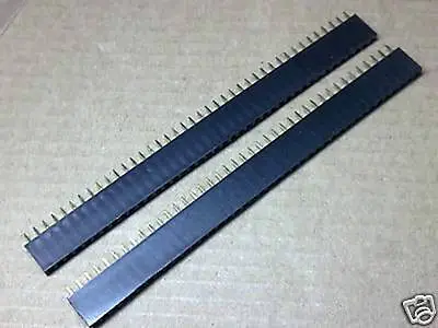 

20pcs 2mm 40 Pin Female Single Row Pin Header Strip