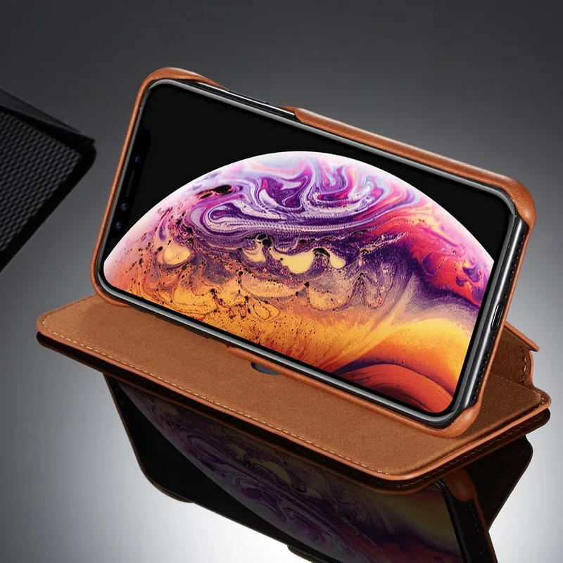 Ретро PU кожаный чехол для iPhone X 6 6s 7 8 Plus XS мульти держатели карт телефонные чехлы для iPhone XS Max XR 10 Чехол