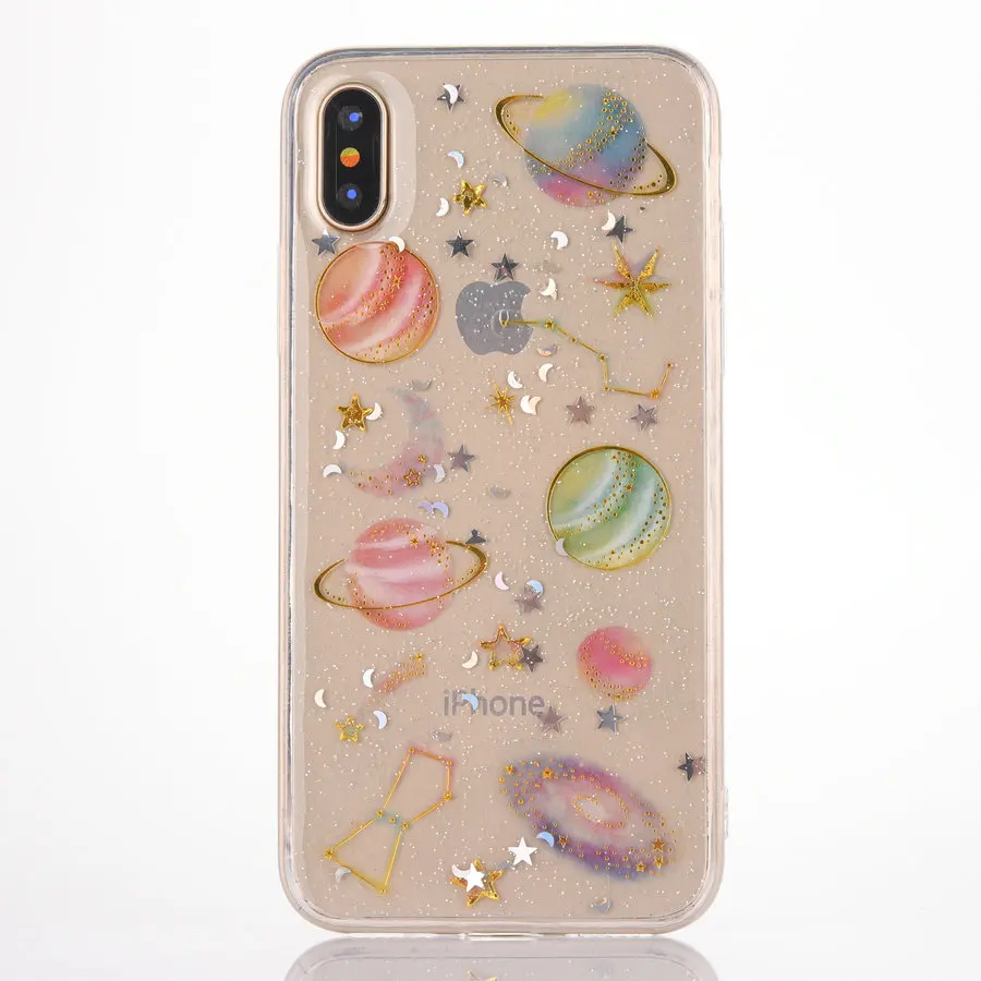 LONEUX печатных прозрачный шаблон Fundas чехол для iPhone 6 S плюс 5 5S силиконовый Коке 7