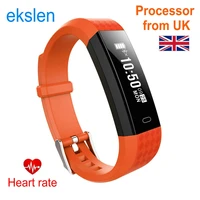 ekslen zy68 real time heart rate monitor smart bracelet ip67 waterproof smart band wristband fitness tracker wearable device
