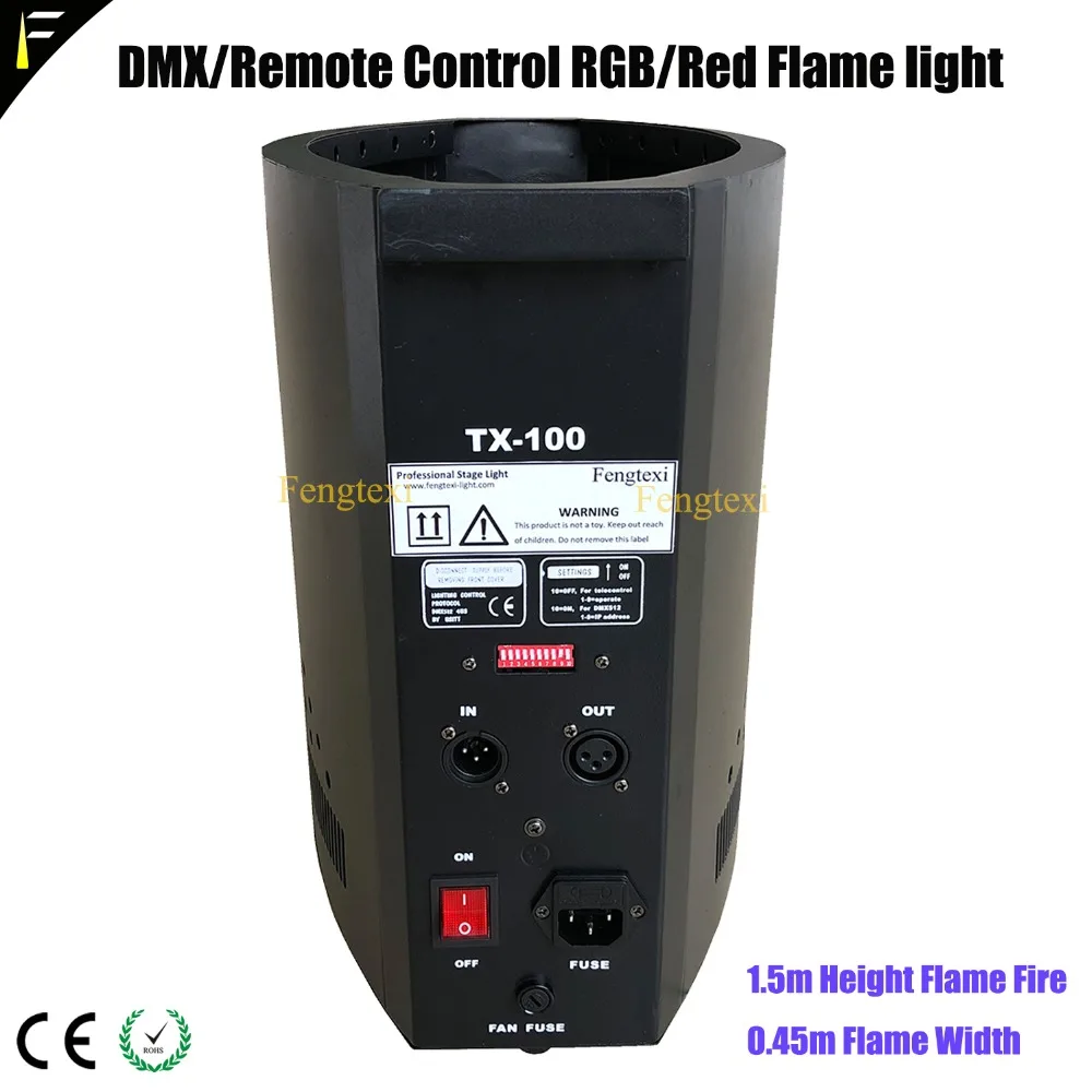 Обновление 16CHS DMX512 Красный/RGB красочный 1 5 м шелковое огненсветильник устройство