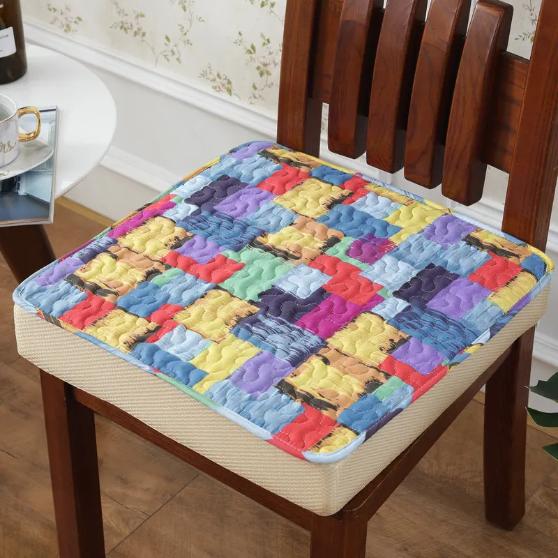 Фиолетовый с принтом листьев Толщина 8 см кресло подушка мат для зимы объёмным