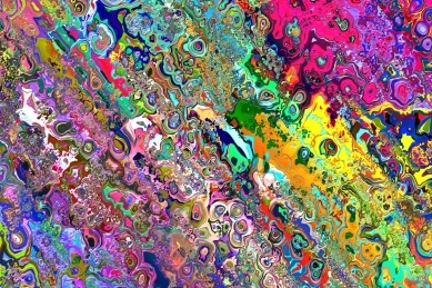 Возьмите трубу мальчик психоделическая кислота Lsd картина плакат шелковая ткань печать настенные картины для гостиной украшения спальни - Цвет: Светло-желтый
