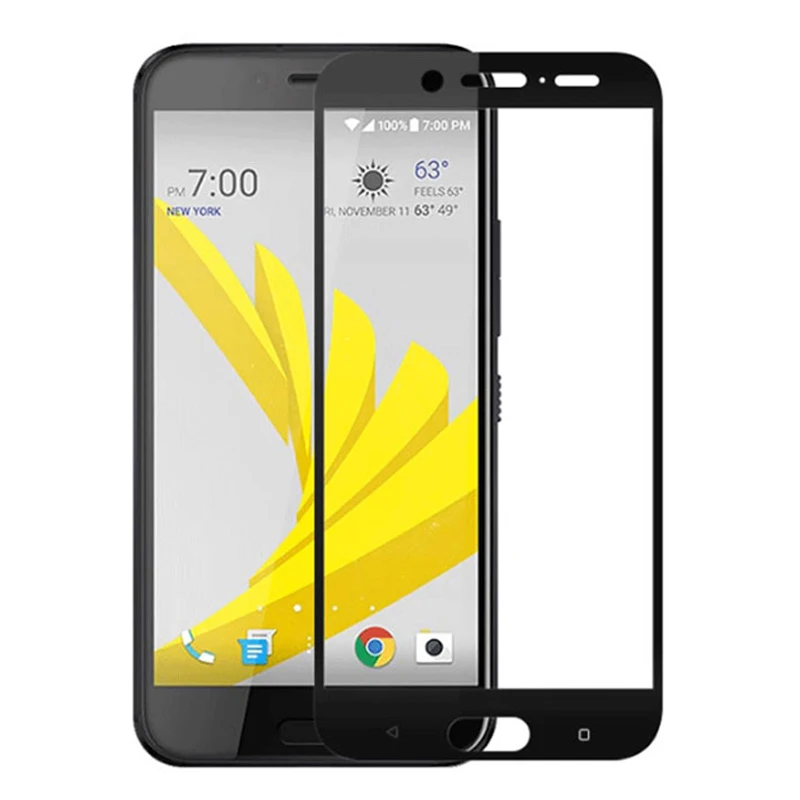 3D закаленное стекло для HTC Bolt полное покрытие 9H пленка Взрывозащищенная Защита