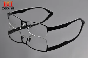 2015 металлическая оправа большого размера, мужские полуоправы, большая оптическая оправа, очки большого размера, очки для широкого лица для мужчин DD0934