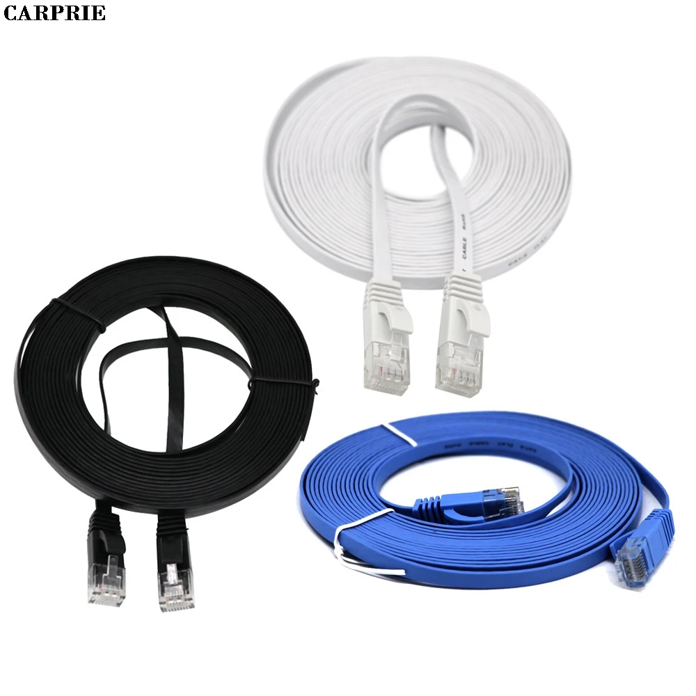 RJ45 CAT6 Ethernet сетевой кабель LAN плоский UTP коммутационный маршрутизатор интересный