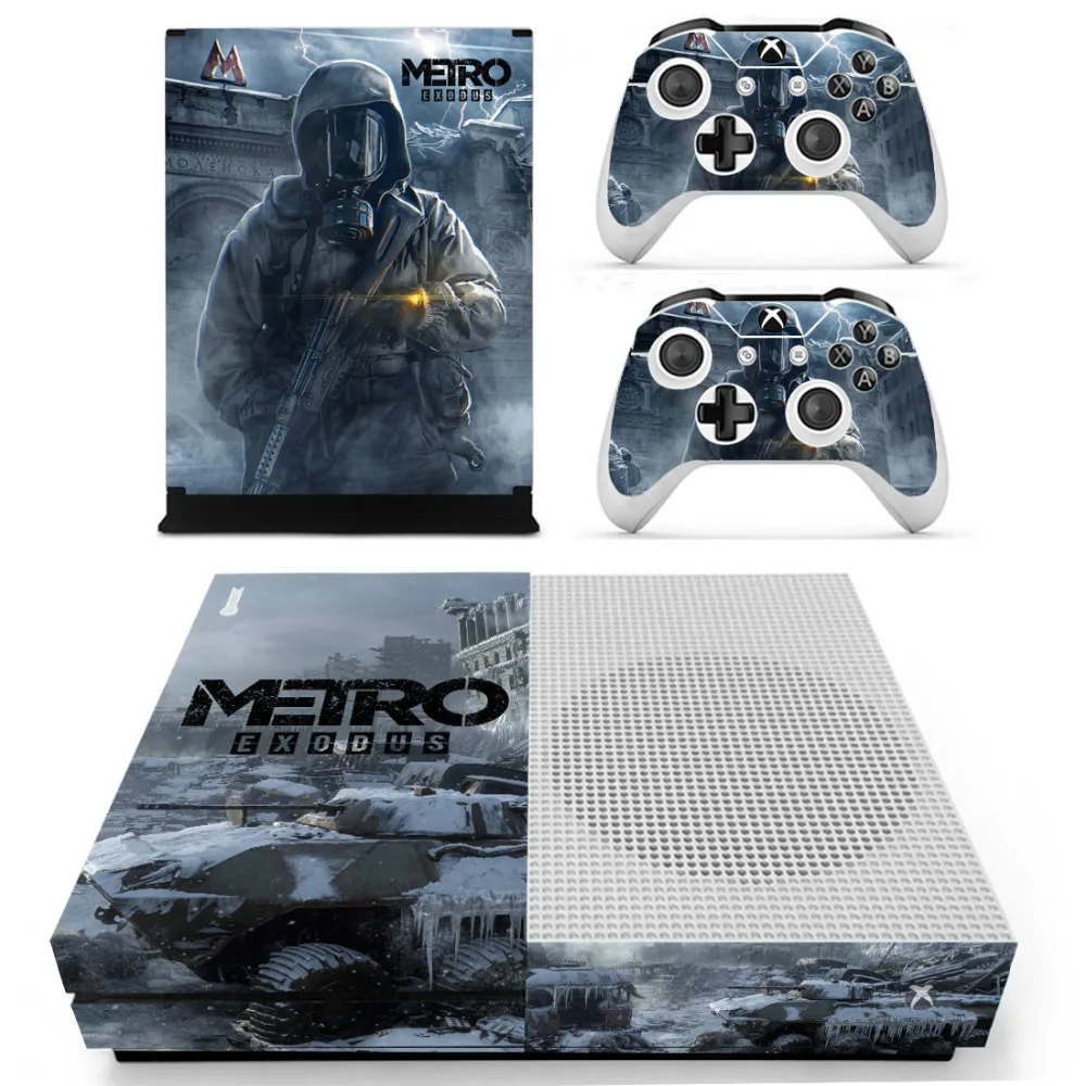 Metro виниловая наклейка игровая консоль кожа Наклейка Обложка протектор для xbox ONE S