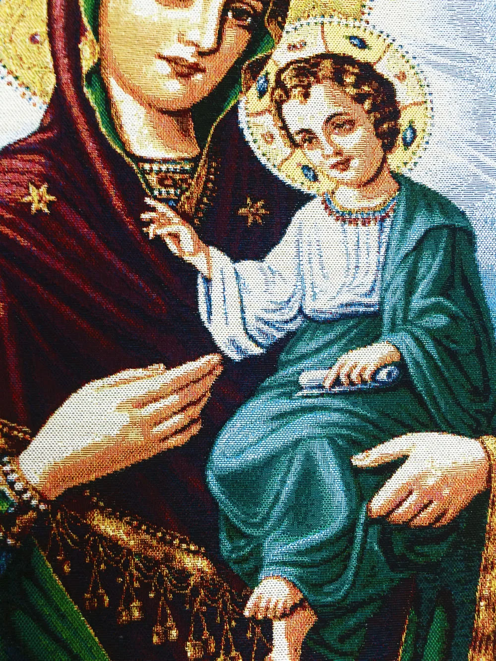 Гобелен для рукоделия маленького размера декор из ткани в Религиозном стиле