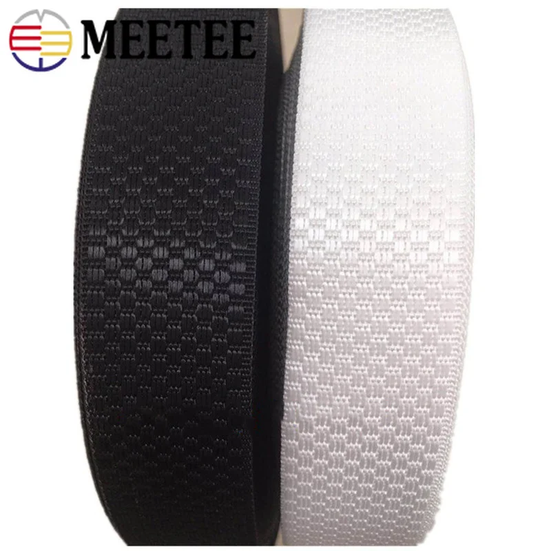 Нейлоновая тесьма Meetee шириной 25 мм жаккардовая кружевная лента для рюкзаков