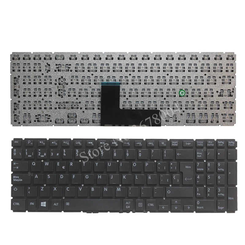 Новая клавиатура для ноутбука SP Toshiba Satellite L50 B L55DT L55 S50 черная испанская