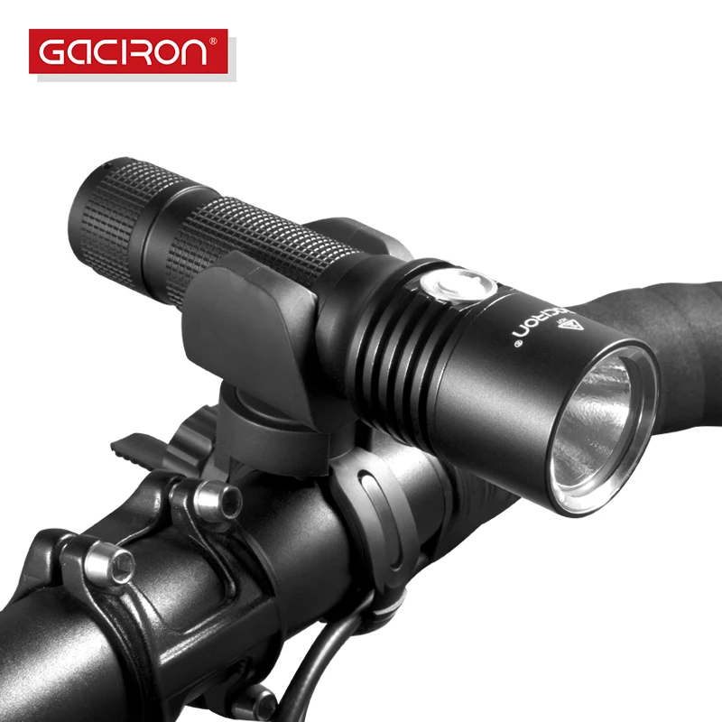 Gaciron 860 складной фонарик USB Перезаряжаемый велосипедный фонарь передний руль