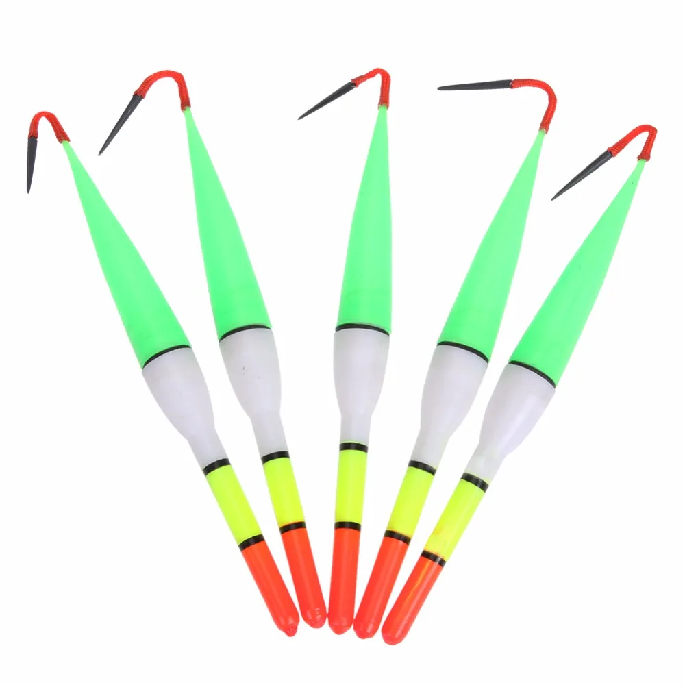 5 шт. светящийся плавающий рыболовный пробковый пластиковый светодиодный легкий