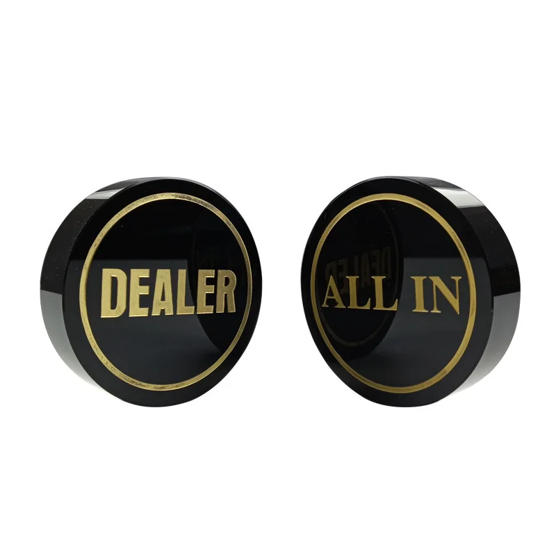 Новые высококачественные фишки для Техасского покера черные кристаллы все в пуговицах дилера баккарах